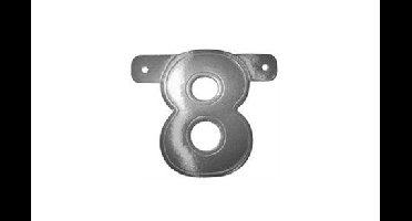 Letterslinger 8 Zilver