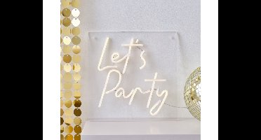 Led Lamp - Let's Party Ginger Ray