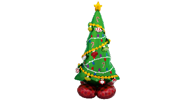 AirLoonz Folieballon Kerstboom - 78x149cm