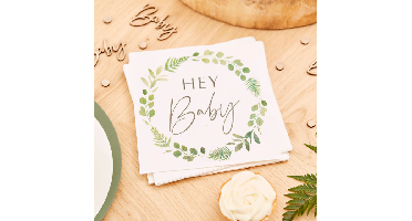 Servetten Hey Baby Botanical Ginger Ray (16st)