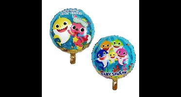 HELIUM Fballon Baby Shark (45cm) (alleen afhalen)