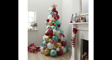 Ballonnen Kerstboom set Ginger Ray - 100+ ballonnen - 1 set