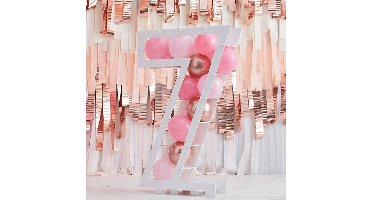 Ballonnen Mozaïek Standaard Cijfer 7 Ginger Ray