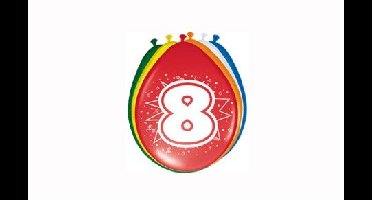Ballonnen 8 Jaar (8st)