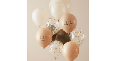 Ballonnen Babyshower Bruin Teddy Bear Ginger Ray (11st)