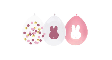 Ballonnen Nijntje Roze - 5 stuks