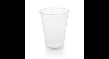 Plastic Bekers - Transparant - 100 stuks