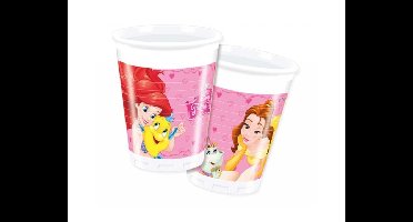 Plastic Bekers Disney Princess - 8 stuks