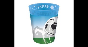 Herbruikbare Bekers Voetbal - 250ml - 4 stuks