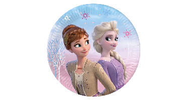 Bordjes - Frozen 2 - 20cm - 8 stuks