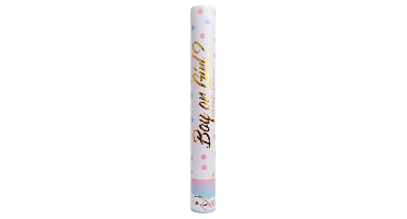 Confetti Kanon Gender Reveal Girl (Roze) (40cm)