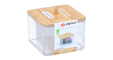 Alpina Cosmetica Opbergdoos Vierkant