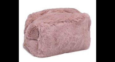 Make-up Tas Fluffy Roze
