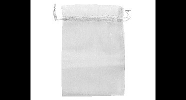 Organzazak L 13x19cm Grijs (12st)