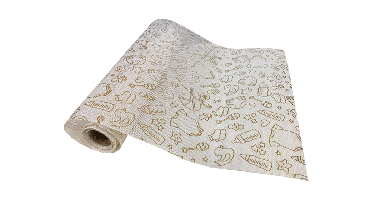 Decoratiestof Babyshower Wit (28x270cm)