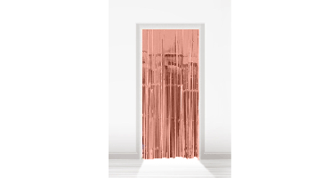 Deurgordijn Matte Roségoud