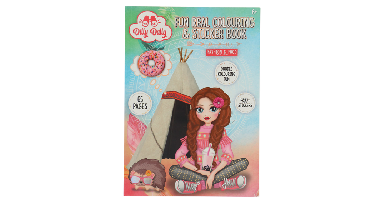 Kleur- en Stickerboek Dilly Dally