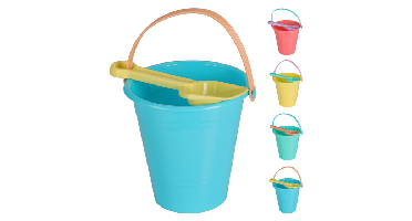 Strandemmer met schep