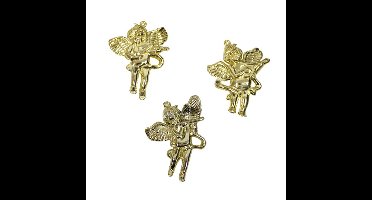 Engelen Hangers Goud - Set van 6 stuks