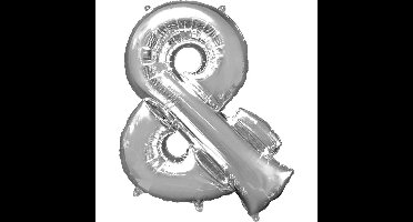 Folieballon&Zilver (40cm)