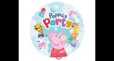 Folieballon Peppa's Party - 45cm