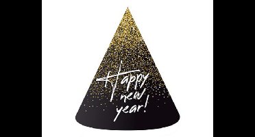 Feesthoedjes Happy New Year (6st)