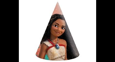 Feesthoedjes Vaiana - 6 stuks