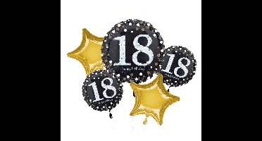 Folieballon Boeket 18 Sparkling (5st)