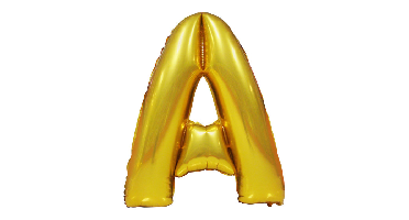 Folieballon A Goud (43cm)