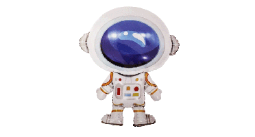 Folieballon Astronaut (65x86cm)