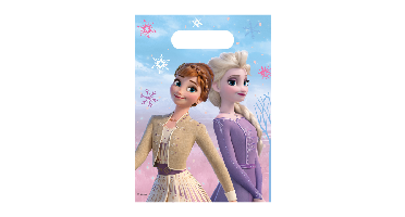 Uitdeelzakjes Frozen 2 - 6 stuks