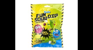 Fun Sour Dip Lollipops Fundiez 14gr (7st)
