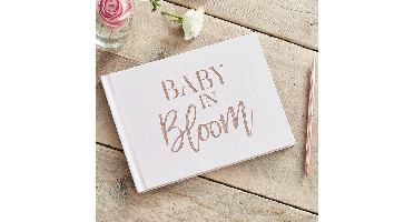 * Babyshower Gastenboek Baby in Bloom Ginger Ray