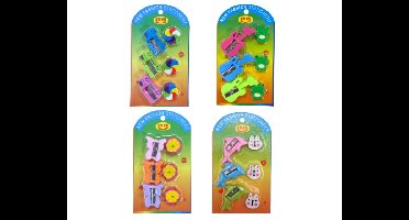 Puntenslijpers & Gummen - 6 stuks