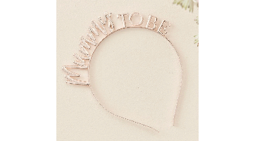 * Haarband Mummy To Be Rosegoud Ginger Ray