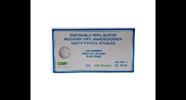 Handschoen Vinyl M Cleany (50st)