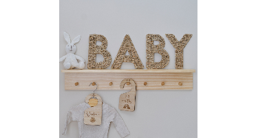 Rieten Letters BABY Ginger Ray