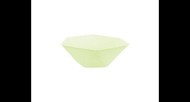 Hexagon Kommen Groen - 15,8x13,7cm - 6 stuks