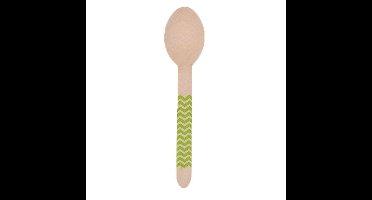 Houten Lepels Groen (10st)