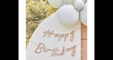 Houten Slinger Happy Birthday Ginger Ray