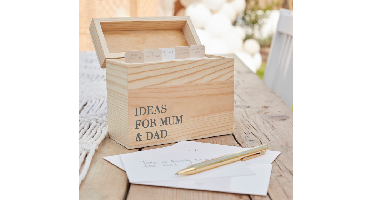 Houten Box Date Ideas for Mum&Dad Ginger Ray