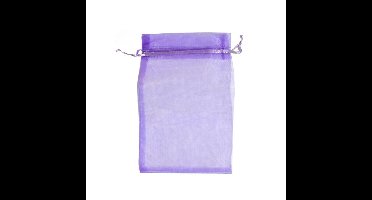 Organzazak L 13x19cm Paars (12st)