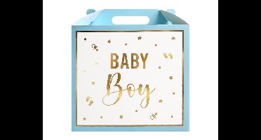 Cadeaudoos Baby Boy 12cm (3st)