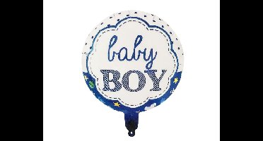 Folieballon baby BOY (45cm)