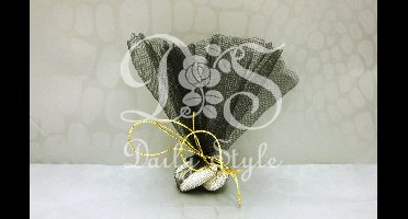 Tule Rondjes KaalØ24cm Zwart