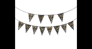 Papieren Vlaggenlijn Happy Birthday Sparkling