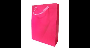 Kartonnen Cadeautas L Fuchsia