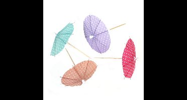 Prikker Paraplu Pastel (12st)