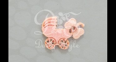 Deco Vilt Kinderwagen Roze