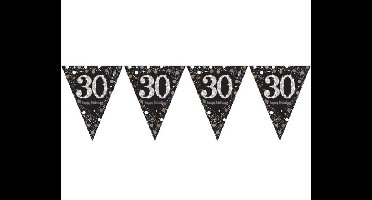 Vlaggenlijn 30 Happy Birthday Sparkling